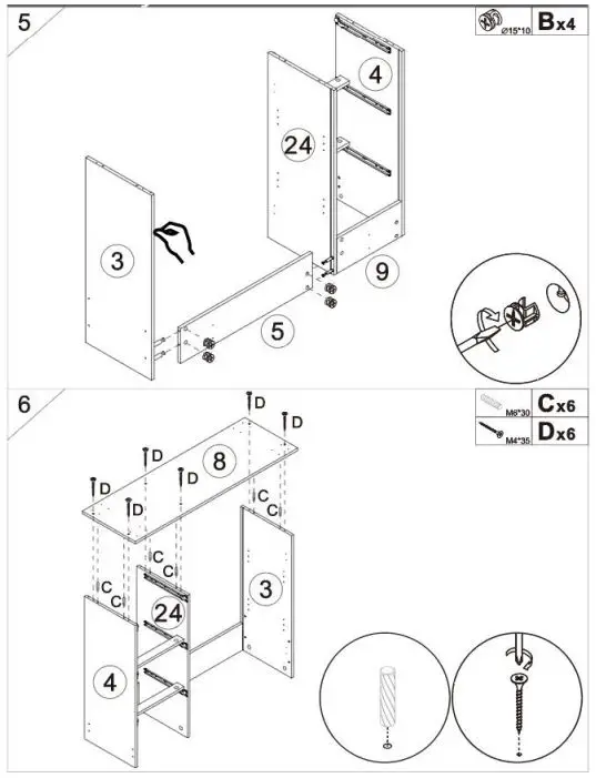VEVOR-SR221265-Kitchen-Island-Cart-with-Solid-Wood-Top-fig-10