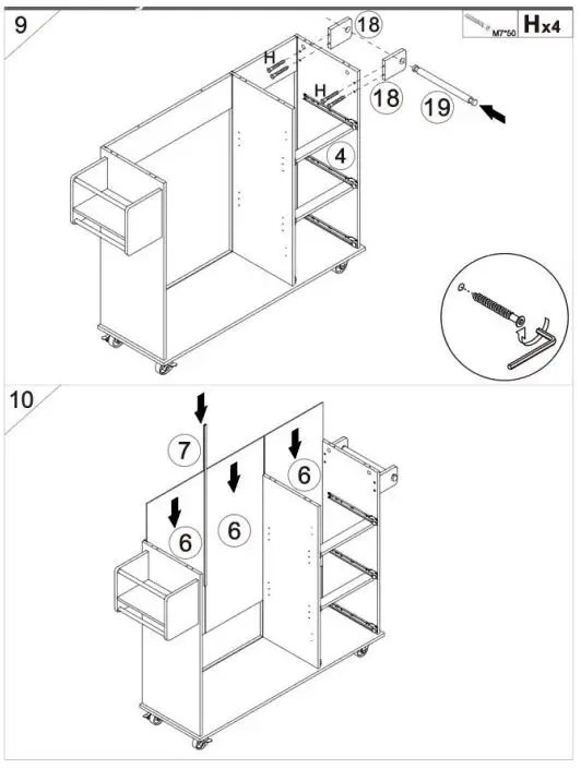 VEVOR-SR221265-Kitchen-Island-Cart-with-Solid-Wood-Top-fig-12