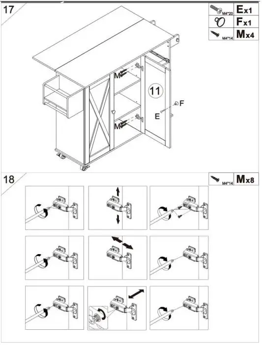 VEVOR-SR221265-Kitchen-Island-Cart-with-Solid-Wood-Top-fig-16