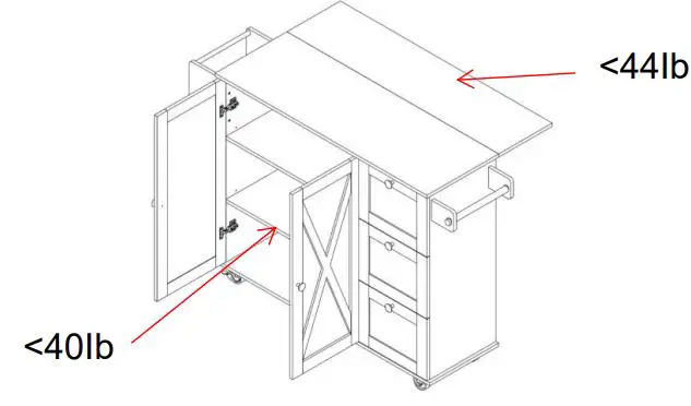 VEVOR-SR221265-Kitchen-Island-Cart-with-Solid-Wood-Top-fig-19