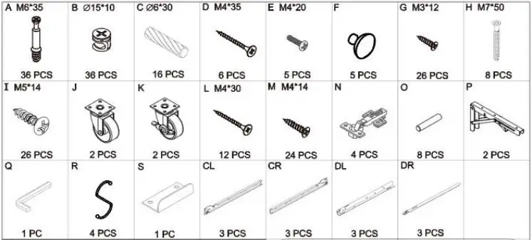 VEVOR-SR221265-Kitchen-Island-Cart-with-Solid-Wood-Top-fig-4