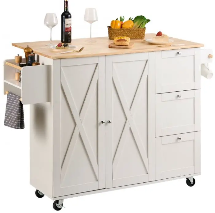 VEVOR-SR221265-Kitchen-Island-Cart-with-Solid-Wood-Top-product