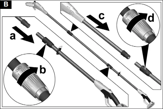 KARCHER PSW 18-20 Battery Pole Saw - Fig. B