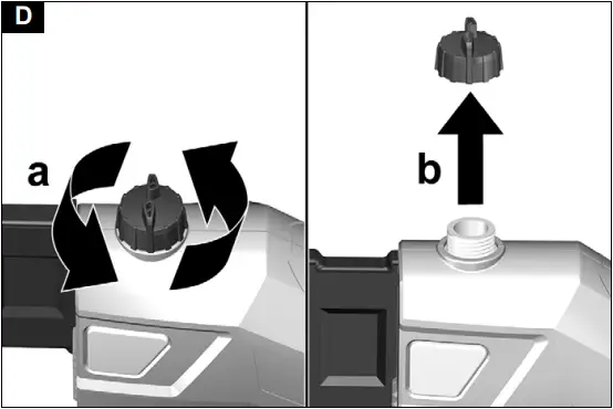 KARCHER PSW 18-20 Battery Pole Saw - Fig. D