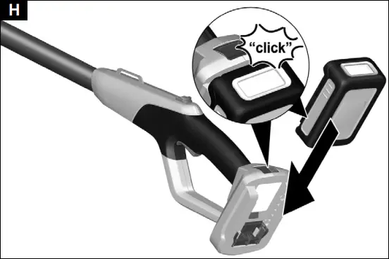 KARCHER PSW 18-20 Battery Pole Saw - Fig. H