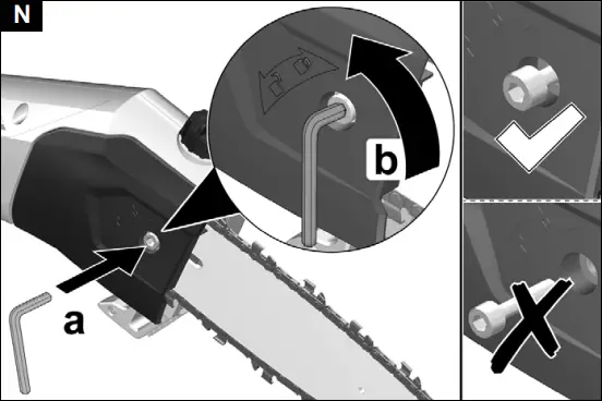 KARCHER PSW 18-20 Battery Pole Saw - Fig. N