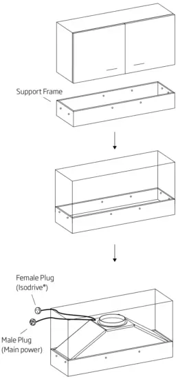schweigen UM1170 9S 900mm Silent Undermount Rangehood - Touch Button1