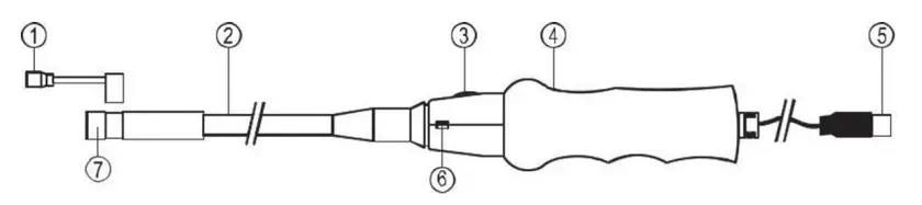 media-tech MT4095 USB Endoscope or Inspection Camera - element