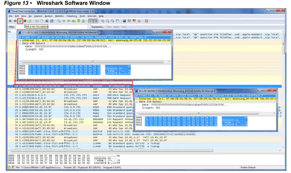 Microsemi DG0637 SmartFusion2 SoC FPGA CoreTSE_AHB - Software Window