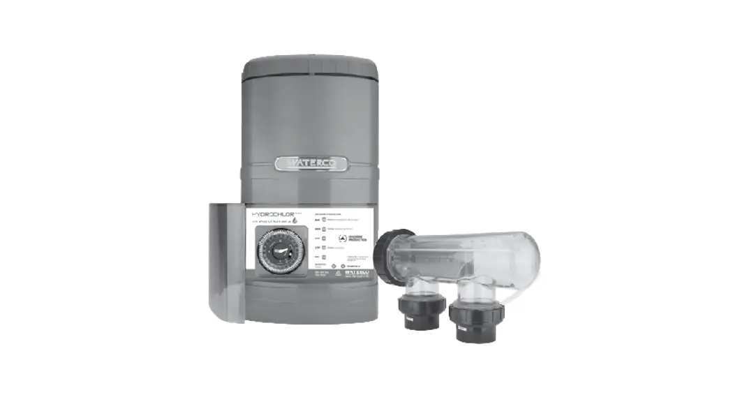 Waterco Hydrochlor Mk3 Mineral Chlorinator Owner's Manual Waterco Hydrochlor Mk3 Mineral Chlorinator Owner's Manual