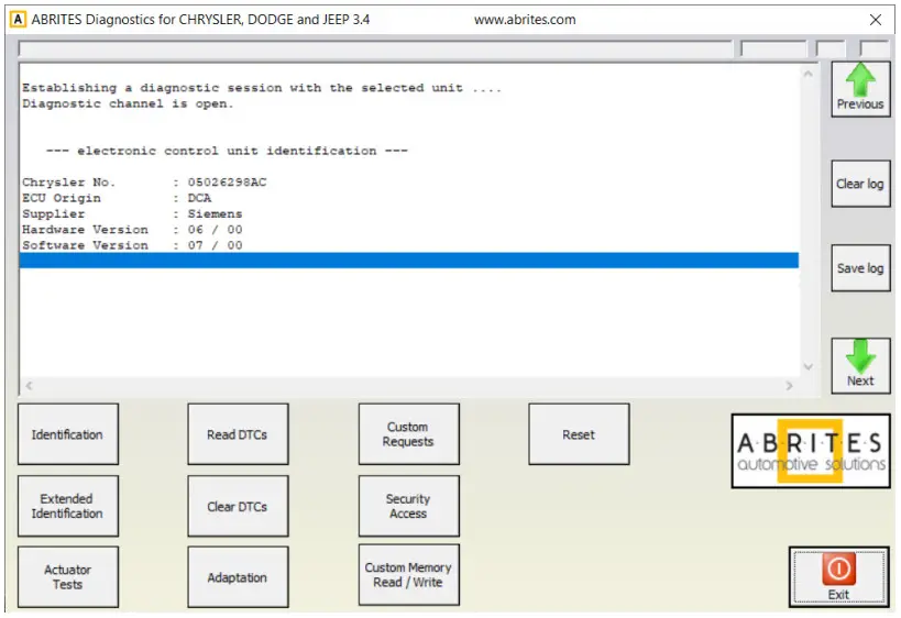 ABRITES 2022 Abritaes Diagnostics - Standard diagnostic 2