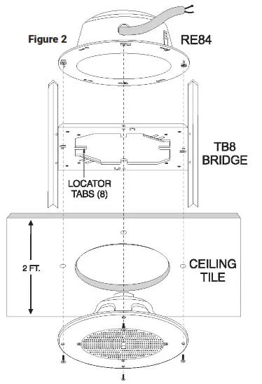 NYQUIST NQ-S1810CT-G2 Gen-2 VoIP Ceiling Speaker - Speaker1