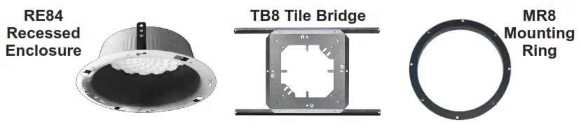 NYQUIST NQ-S1810CT-G2 Gen-2 VoIP Ceiling Speaker - Tile Bridge