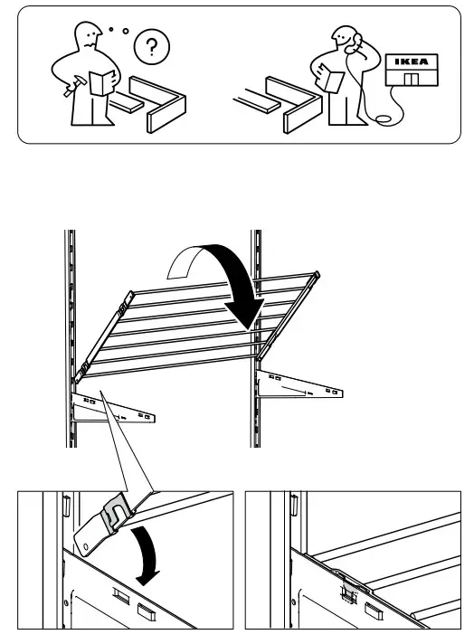 IKEA BOAXEL Drying Rack - fig