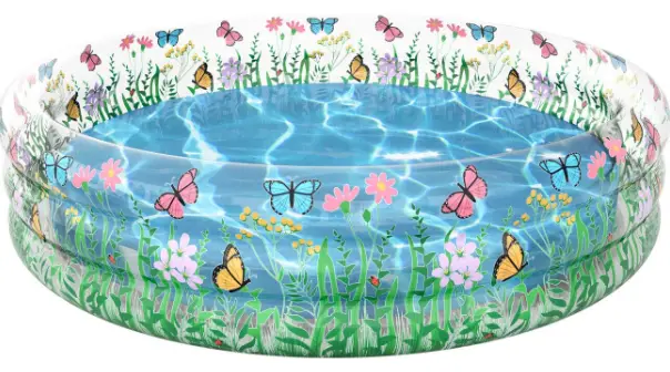 POOLCANDY Inflatable Party Sunning Pool