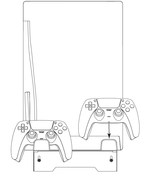 NEXIGO 1588 Wall Mount with Controller Charging Dock 12