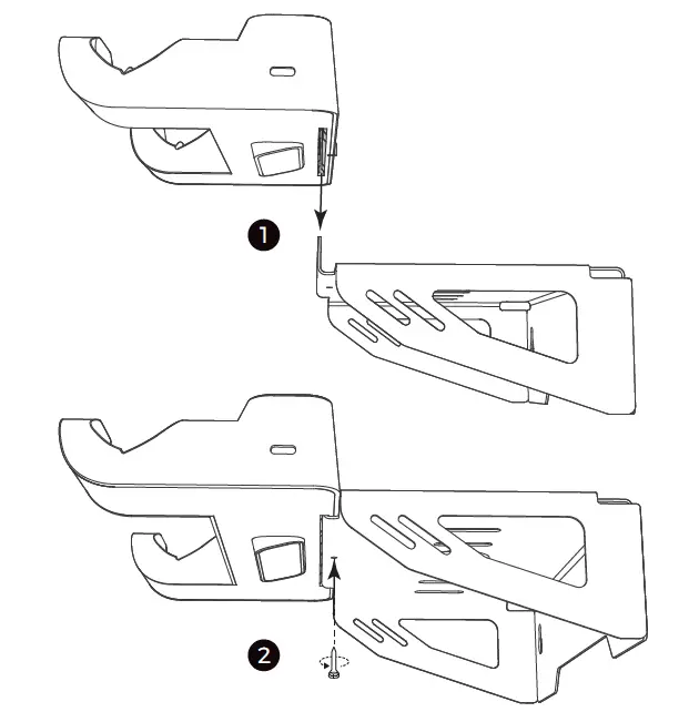 NEXIGO 1588 Wall Mount with Controller Charging Dock 3
