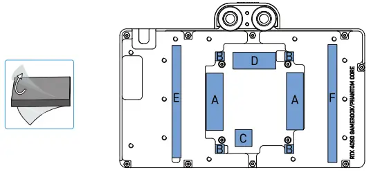 alphacool RTX 4090 Core Geforce GameRock Phantom - cooling block