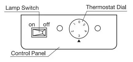 MICHELIN MTCF50 Tool Chest Fridge - Adjustable temperature dial