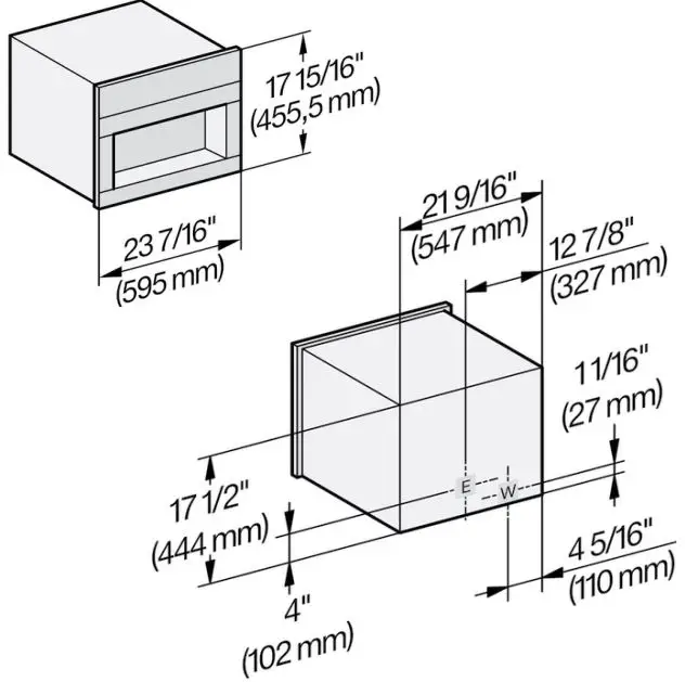 Miele CVA7845BW 24 Inch Built-In Plumbed Coffee System-FIG2
