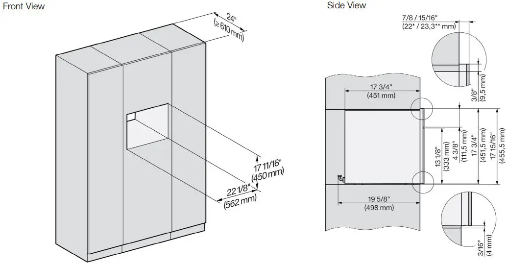 Miele CVA7845BW 24 Inch Built-In Plumbed Coffee System-FIG5