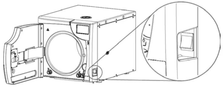 COLTENE BRAVO G4 Chamber Autoclave - Power Unit On