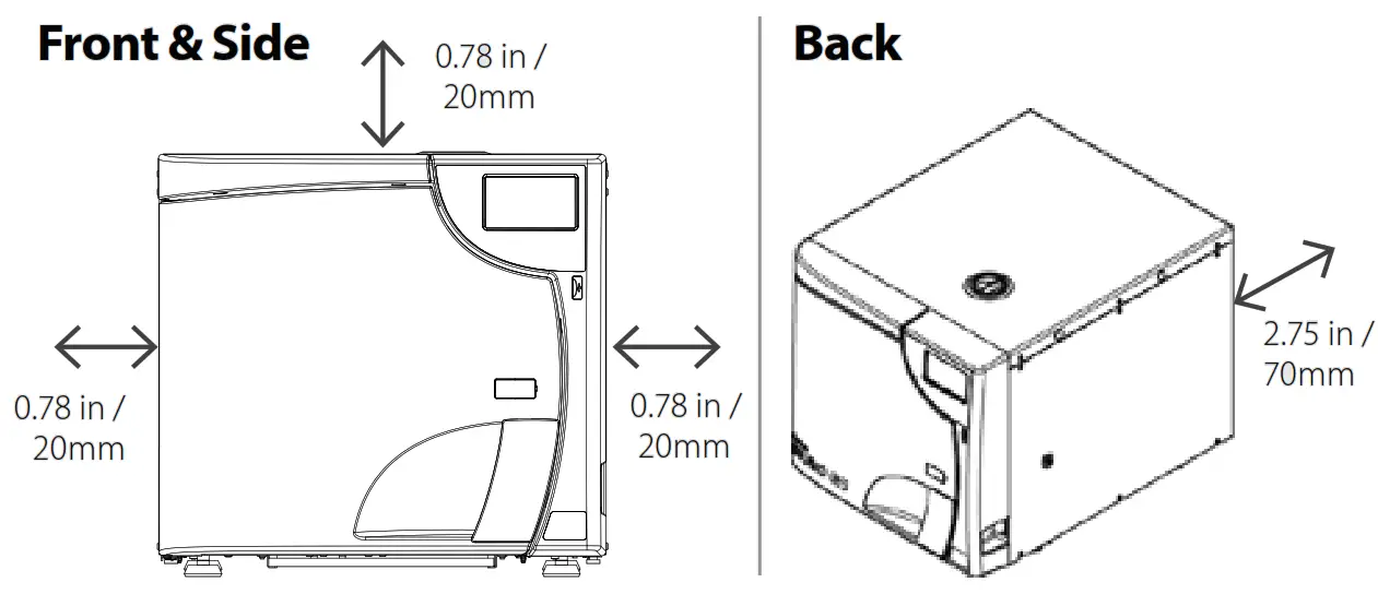 COLTENE BRAVO G4 Chamber Autoclave - VENTILATION
