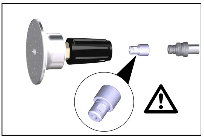 Installing the spray head