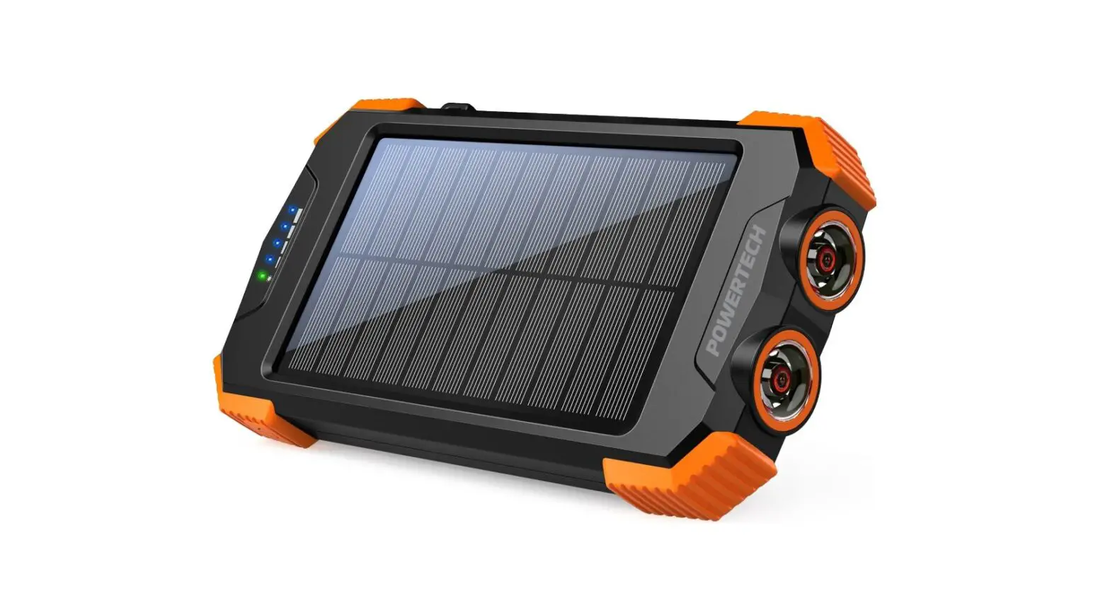 Powertech Mb3828 Solar Power Bank With Wireless Qi And Solar Recharging Instruction Manual