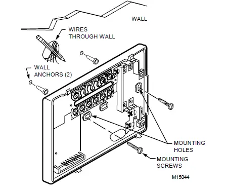 Honeywell CT3600 PROGRAMMABLE THERMOSTAT FIG-6