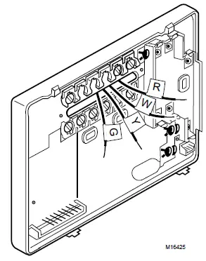 Honeywell CT3600 PROGRAMMABLE THERMOSTAT FIG-8