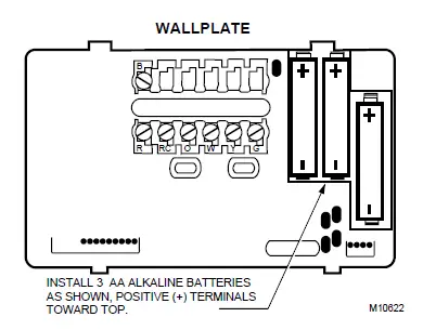 Honeywell CT3600 PROGRAMMABLE THERMOSTAT FIG-9