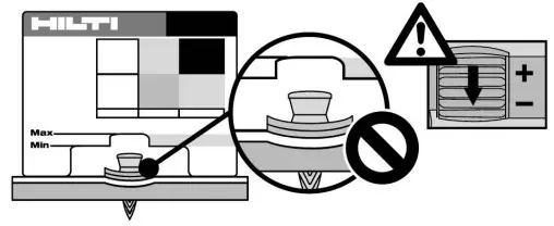 HILTI DX 9 ENP Powder Actuated Decking Tool - Checking the nail 3