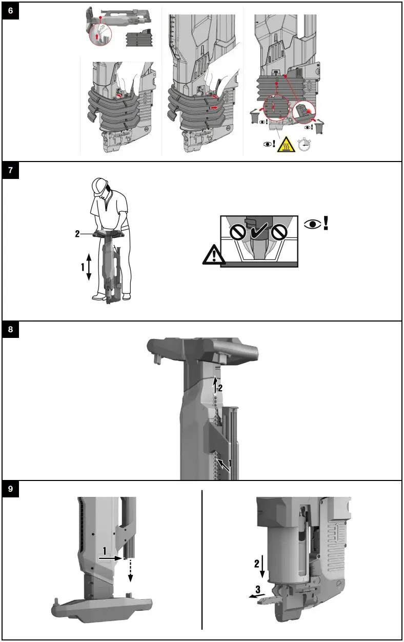 HILTI DX 9 ENP Powder Actuated Decking Tool - fig 2
