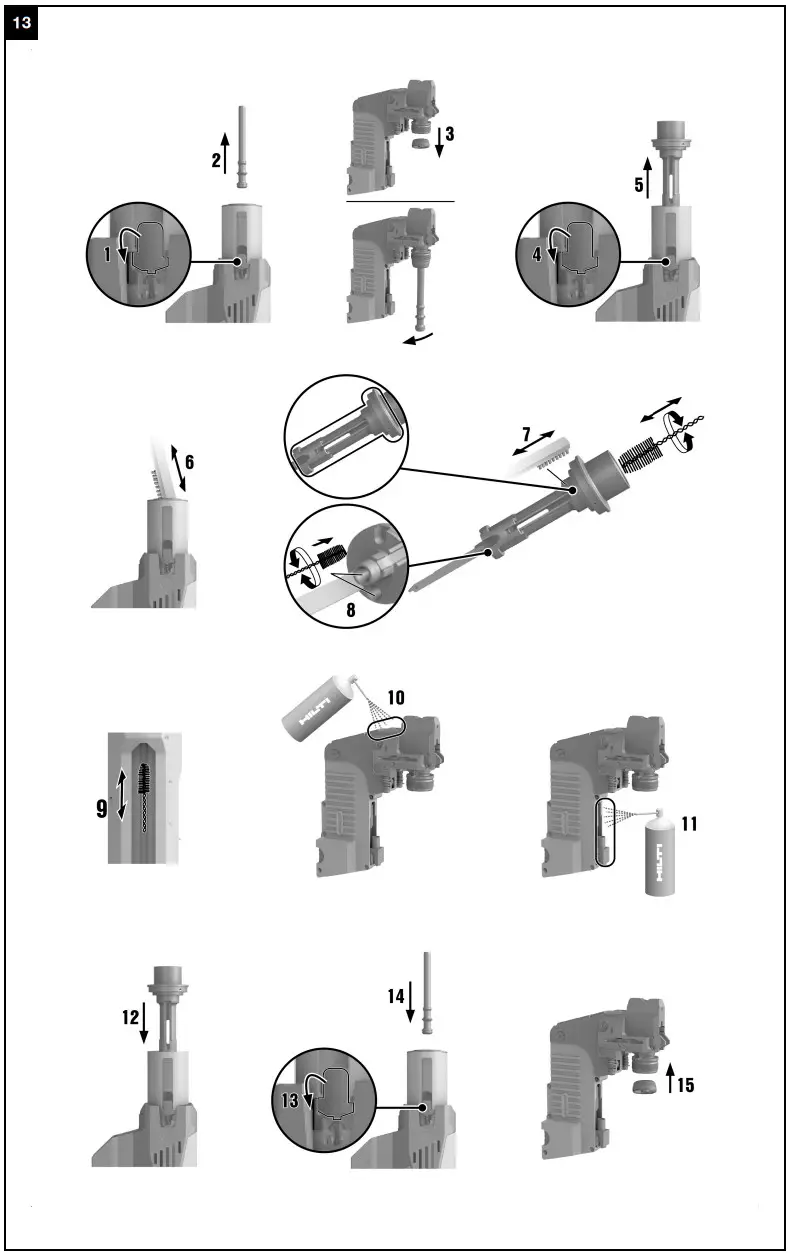 HILTI DX 9 ENP Powder Actuated Decking Tool - fig 4
