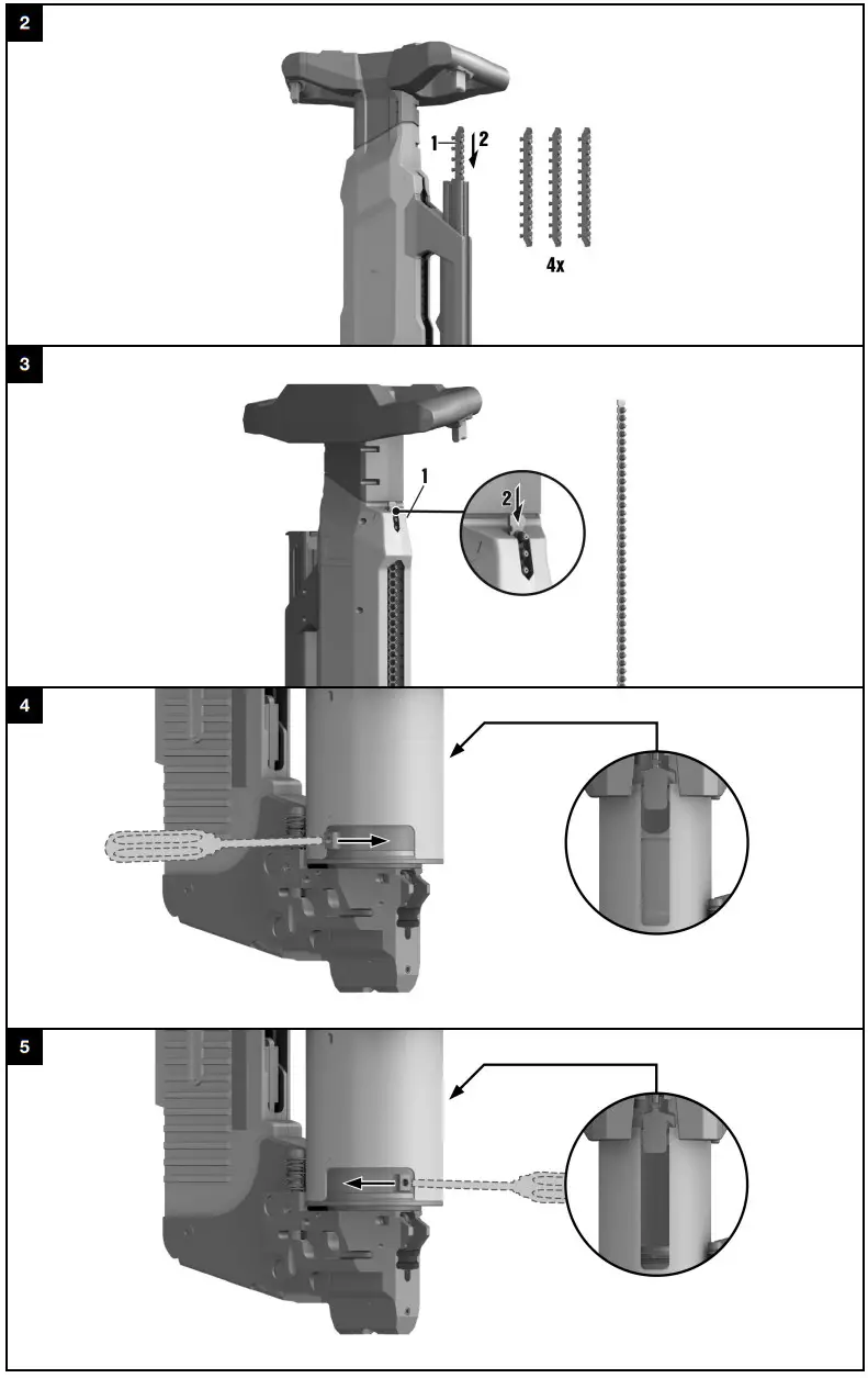 HILTI DX 9 ENP Powder Actuated Decking Tool - fig