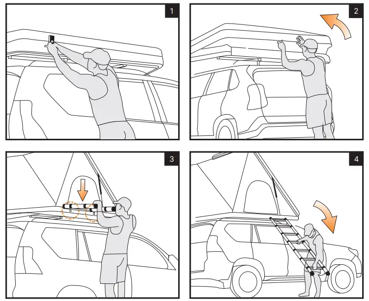 SAN HIMA SH TENT-GRAY AHT125 Rooftop Tent - Fig 4