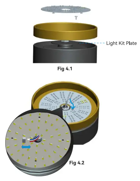 CARRO HS523N Attis 52 Inch Integrated LED Indoor Outdoor Black Smart Ceiling Fan - Package Contents5