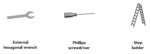 CARRO HS523N Attis 52 Inch Integrated LED Indoor Outdoor Black Smart Ceiling Fan - Tool