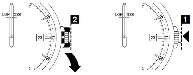 LONGINES L3 717 4 96 9 Chronograph Rubber Strap Mens Watch - First use 1