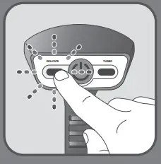 Tefal DT81XX Clothes Steamer - Delicate mode