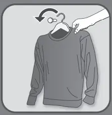 Tefal DT81XX Clothes Steamer - Hang your garment