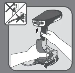 Tefal DT81XX Clothes Steamer - Unplug the appliance