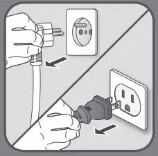 Tefal DT81XX Clothes Steamer - Unplug