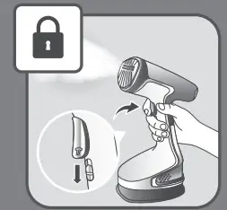 Tefal DT81XX Clothes Steamer - locker