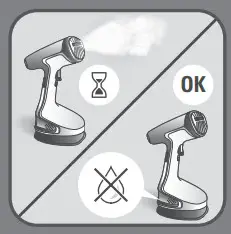 Tefal DT81XX Clothes Steamer - run until