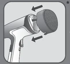 Tefal DT81XX Clothes Steamer - steam bonnet