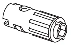 AXOR 17210000 CARLTON Lever Bidet Faucet - fig 6