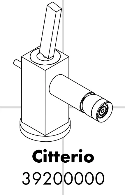 AXOR 39200000 Citterio Bidet Tap -