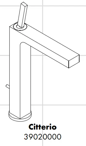 AXOR 39200000 Citterio Bidet Tap - Fig